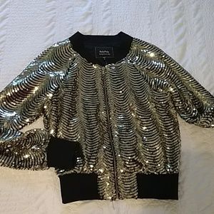 Glitzy Bomber Jacket